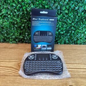 New Backlit Mini Wireless Keyboard with Touchpad Mouse Portable Travel
